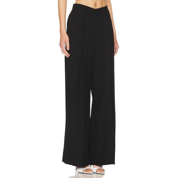 SPANX Crepe Wide Leg Trouser Pant in Black Size XS Petite - Picture 2 of 11